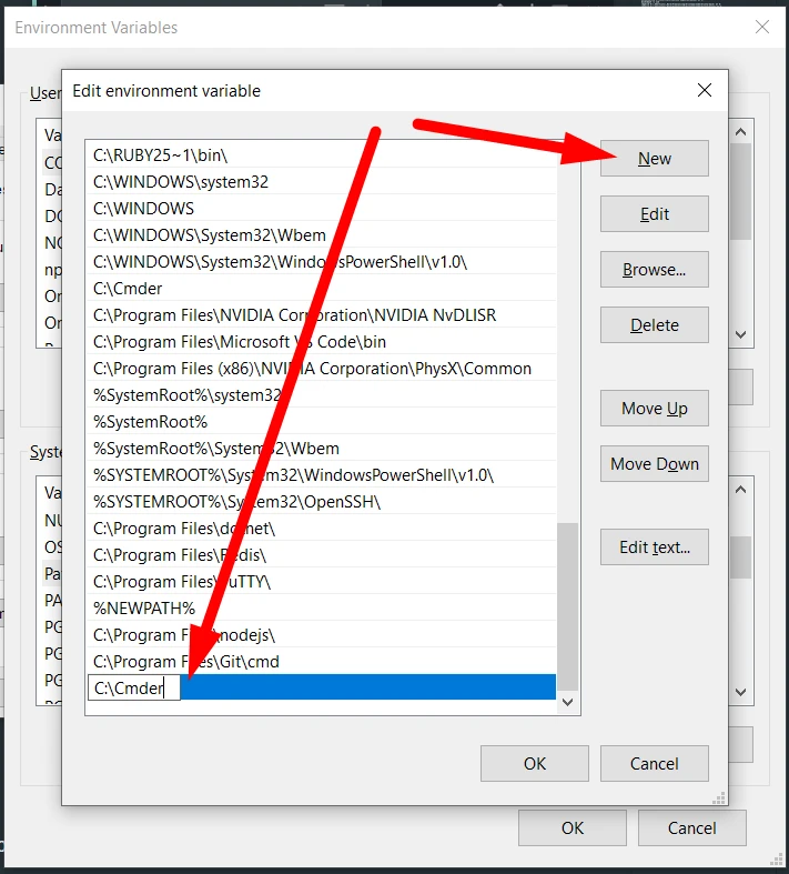 Append Cmder to Path