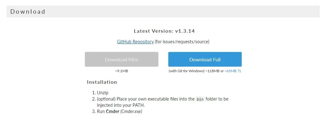Download Cmder