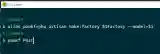 Example of a cmder alias with one parameter used in multiple places